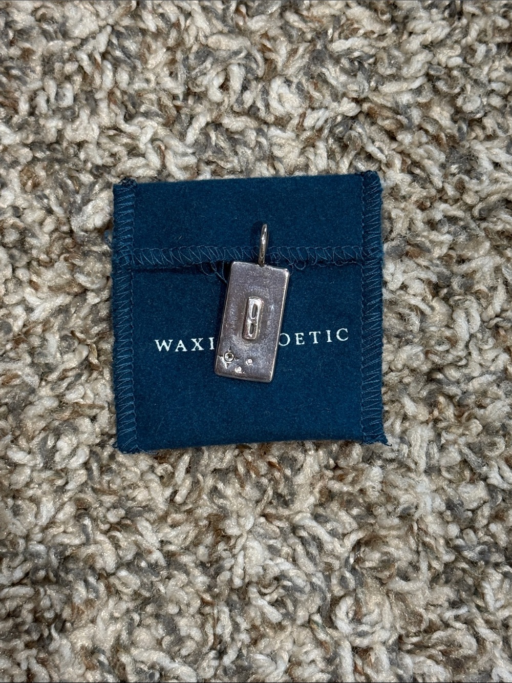 Waxing Poetic Retired Letter B Pendant